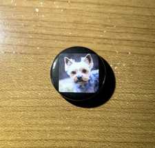 Cute Yorkie Fridge Magnet Yorkshire Terrier Small Dog Round Magnet 1  M145-18