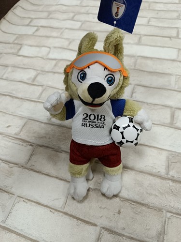 Fifa 2018 World Cup Russia souvenir soft toy wolf Zabivaka 28 cm - Picture 6 of 22