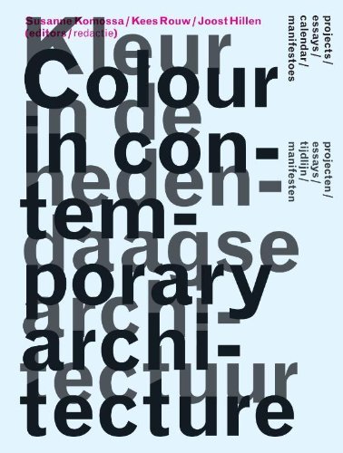 Book on Colour in Contemporary Architecture Bilingual ed. paprback VERY GOOD