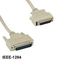 3' IEEE1284 DB25 25Pin Male to HPCN36 36Pin Male Cable 28AWG Parallel Printer