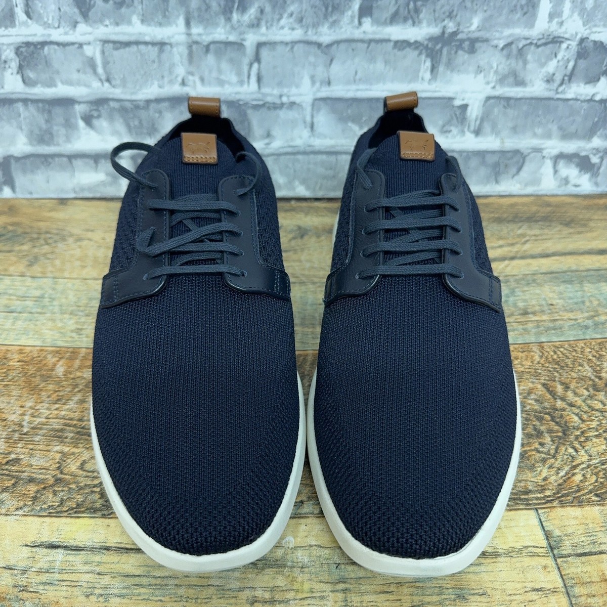Wolf & Shepherd Swiftknit Derby Navy Blue White Knit Shoes Mens Size 14 Wolf & Shepherd Swiftknit Derby Navy Blue White Knit Shoes  main image 4