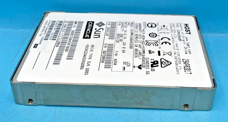 Hard Drive Sun HSCAC2DA6SUN200G 200GB MLC SAS-3 2.5'' (OFFERS WELCOME) - Image 4 of 4