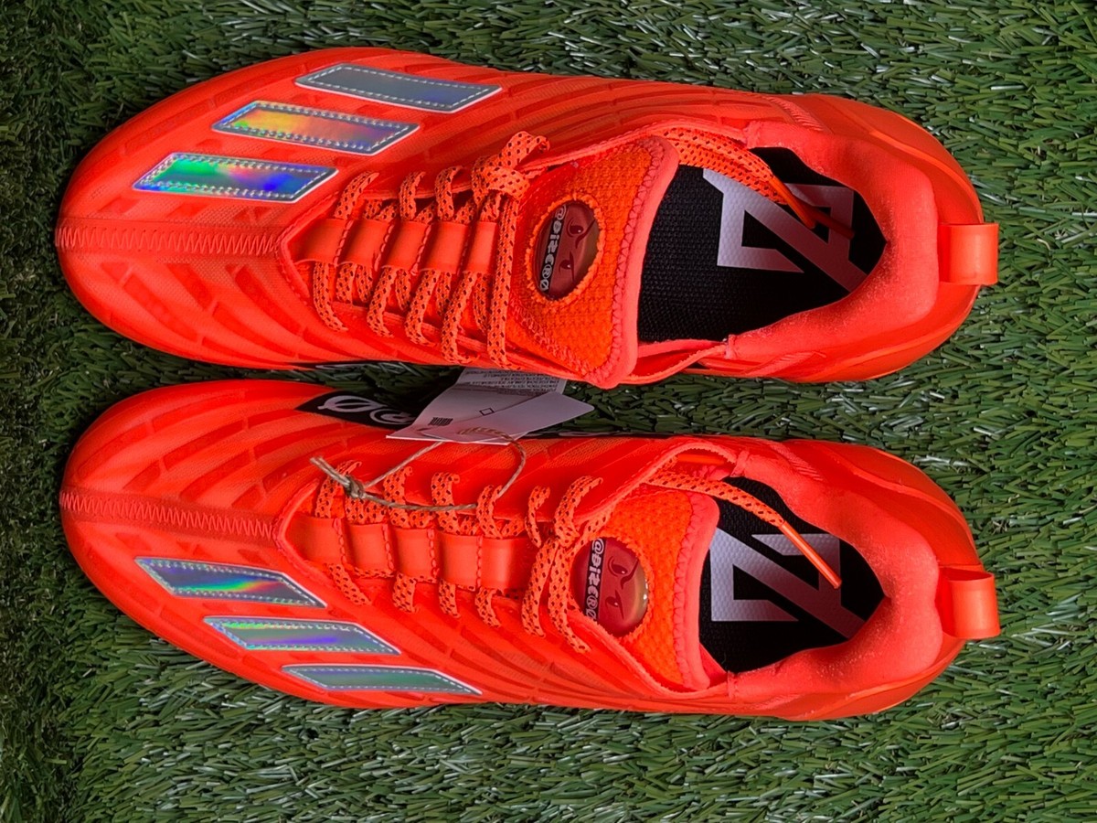 adidas adizero 20.3 サッカー Adidas Adizero 8.0 Gold White Metallic Football Cleats Men's