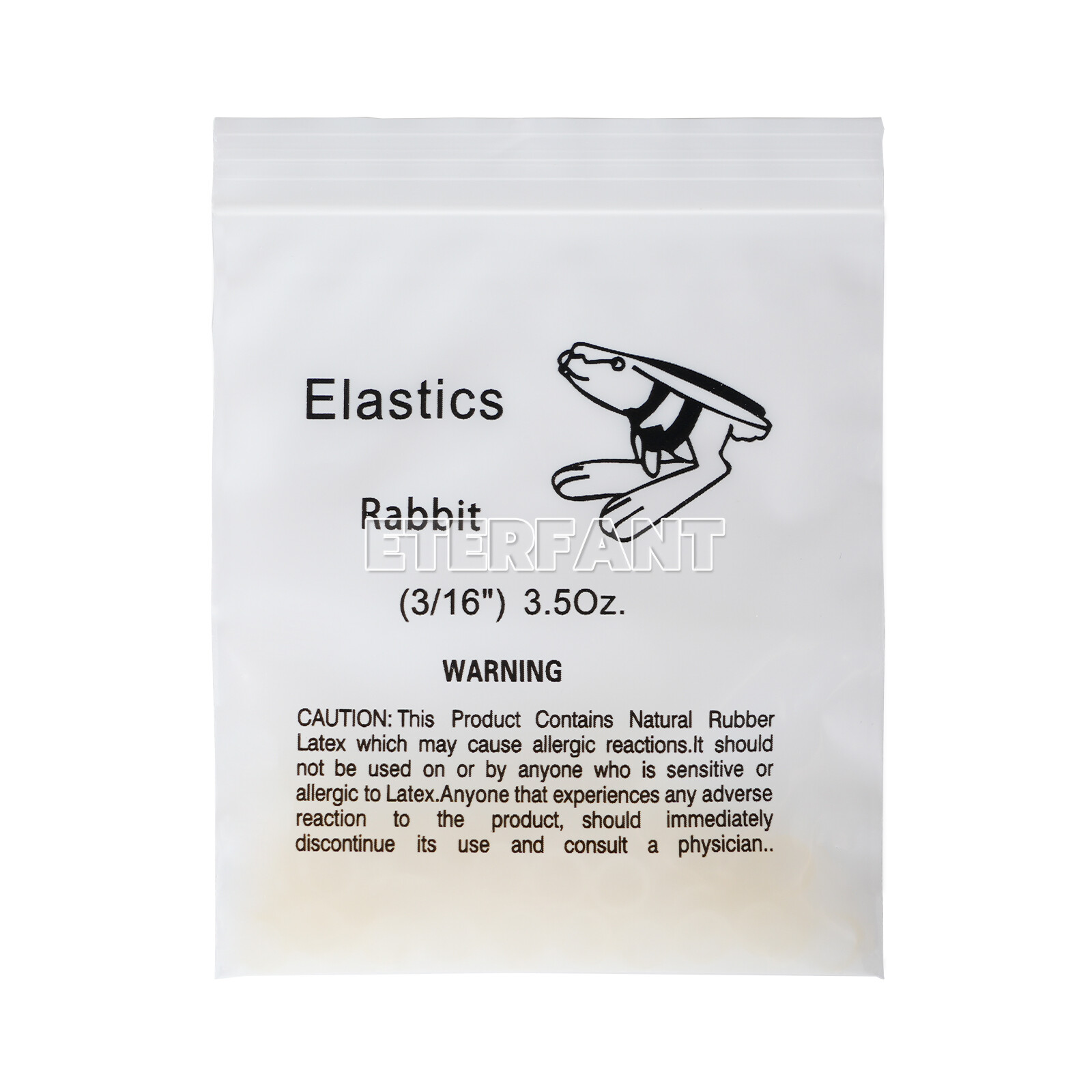 50 Bags ETERFANT Dental Orthodontic Rubber Bands Elastics Latex Braces