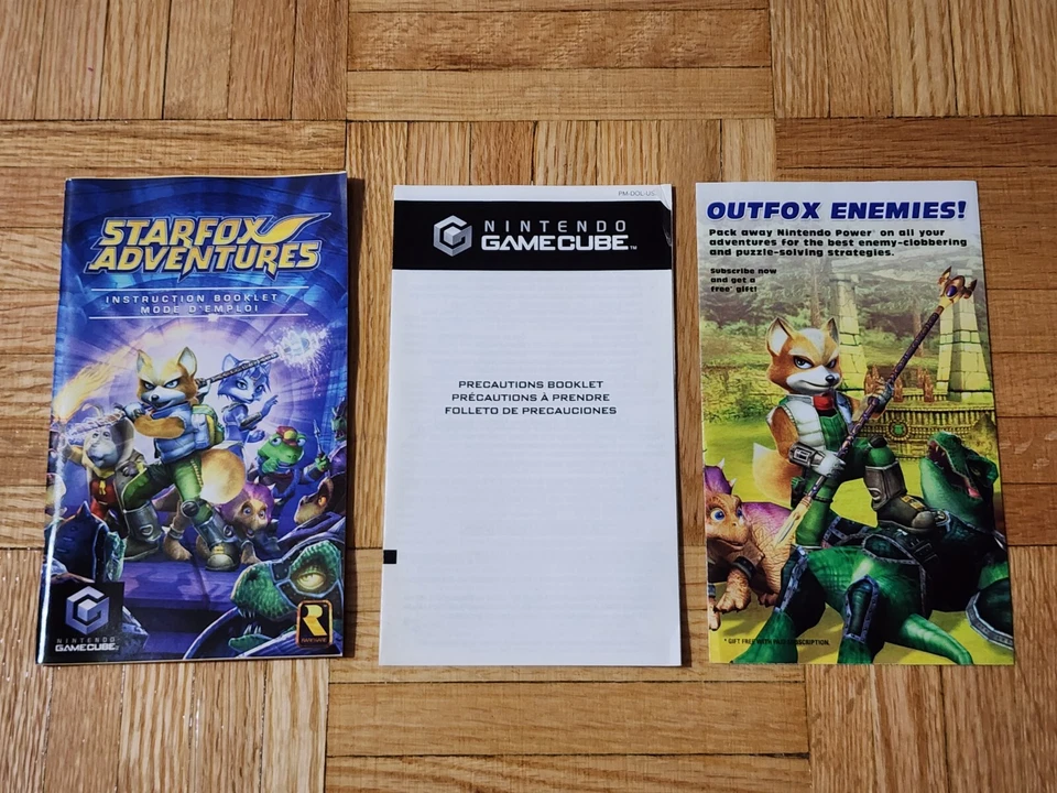 Star Fox Adventures (Nintendo Gamecube, 2002) CIB & Authentic - Image 4 of 4