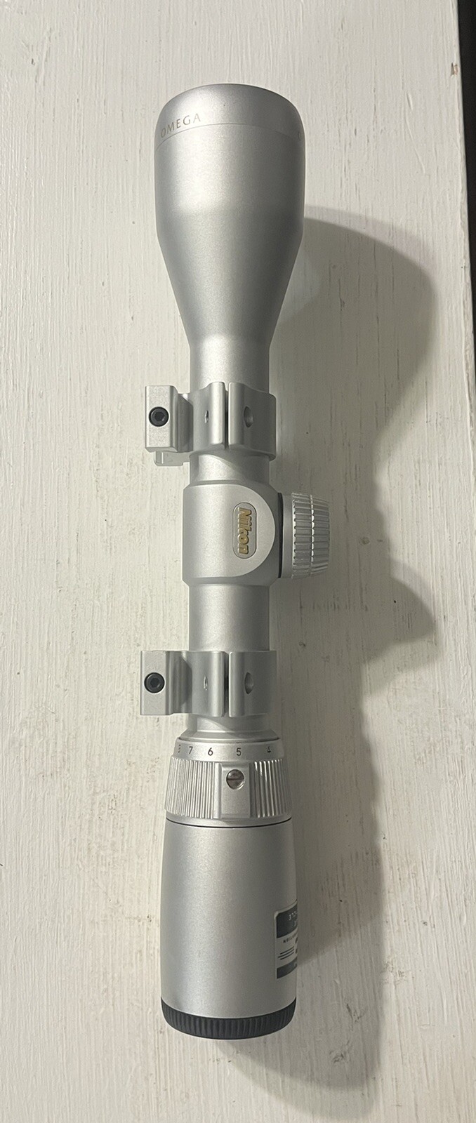 Nikon 3-9x40mm Omega Muzzle Loader Rifle Scope ~Silver Stainless BDC ...