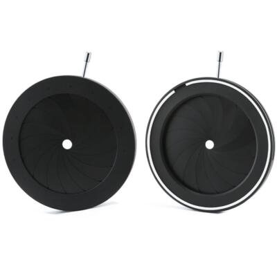 7-80mm Adjustable Mechanical Iris Diaphragm Aperture Microscope Camera Adapter
