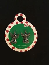 NEW Seasonal Holidays Angel Earrings Hook Back
