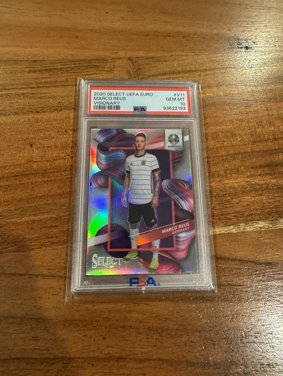 Marco Reus 2020 Panini Select UEFA Euro Visionary Prizm Case Hit PSA 10 Gem Mint
