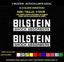 2 BILSTEIN stickers, genuine decals, waterproof stickers