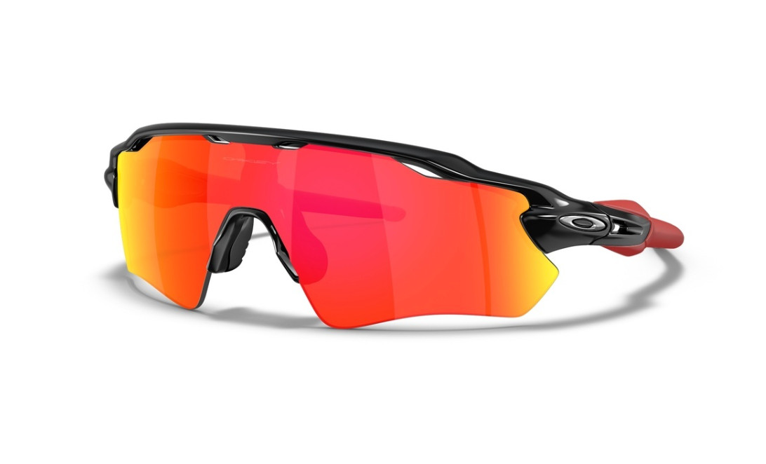 Oakley Radar EV Path Men Sunglasses 9275-09 Red / Red Ear Socks