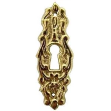 Vertical Solid Brass Escutcheon - 2-1/4"