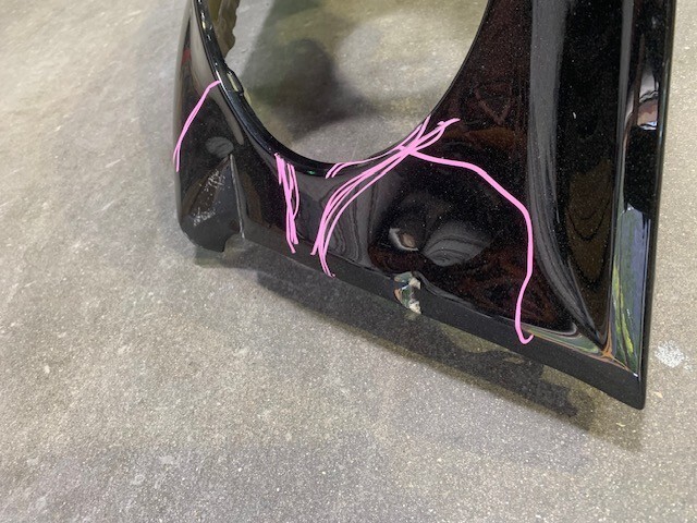 Bentley Bentayga left fender  2020-2023