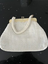 Vintage Beaded Purse 12  x 9  Made in Hong Kong