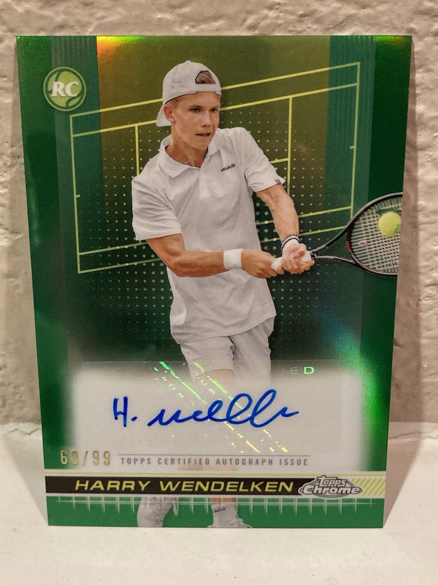 2024 Topps Chrome Tennis Harry Wendelken Green Grass Refractor