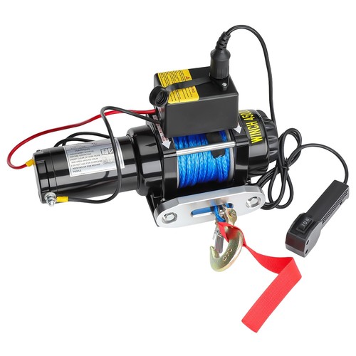 4500LBS Winch Electric Cable Winch Synthetic Rope For 4WD ATV UTV Off Road KY - Picture 9 of 15