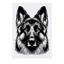 'German Shepherd Dog' Temporary Tattoos / Transfers TO00077983 