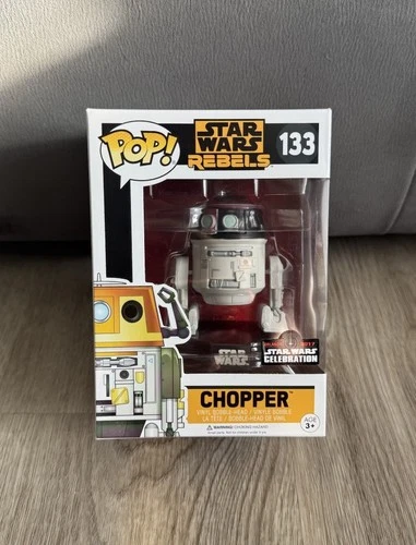Funko Pop! Star Wars Rebels Chopper #133 2017 Star Wars Celebration Exclusive