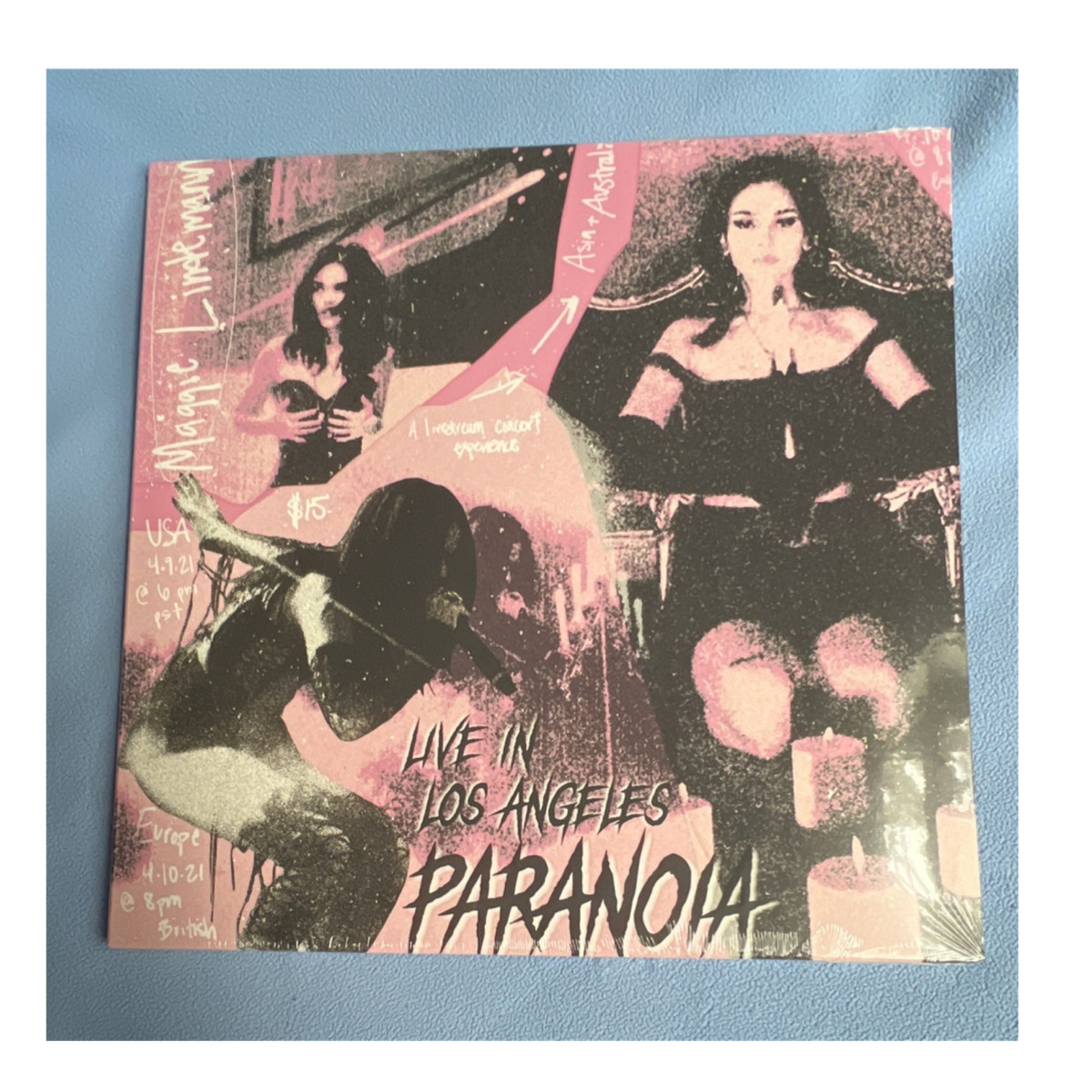 SEALED) Maggie Lindemann Live in Los Angeles Paranoia Vinyl LP