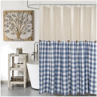 Country Style Buffalo Check Shower Curtain