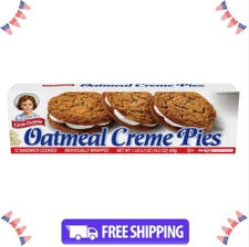 Little Debbie Oatmeal Creme Pies 12 Pack Individually Wrapped 16.2oz