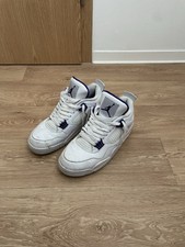 Jordan 4 Retro Mid Purple Metallizzato, Taglia 44 (Rep 1:1)