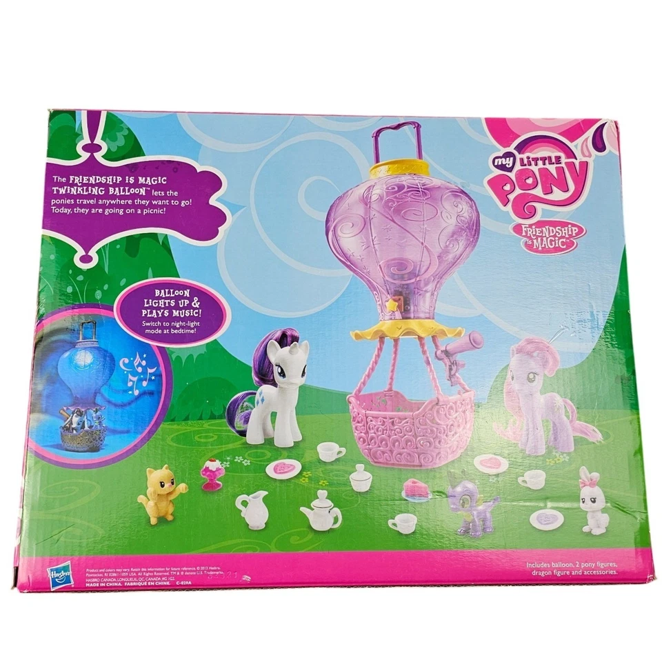 RARE My Little Pony Twinkling Balloon Set Rarity Daisy Dreams Spike NWT - Image 2 of 4