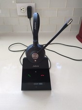 Jabra Engage 75 Single Wireless Ear-Pad Headset With Charger And Microphone