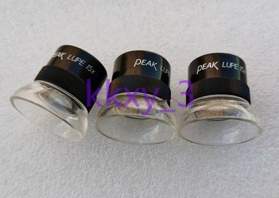 1 PCS   LUPE15X cylinder magnifying glass 15 times eyepiece 1962-15X tested #pq