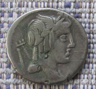 Republican silver denarius JULIA 5 85BC