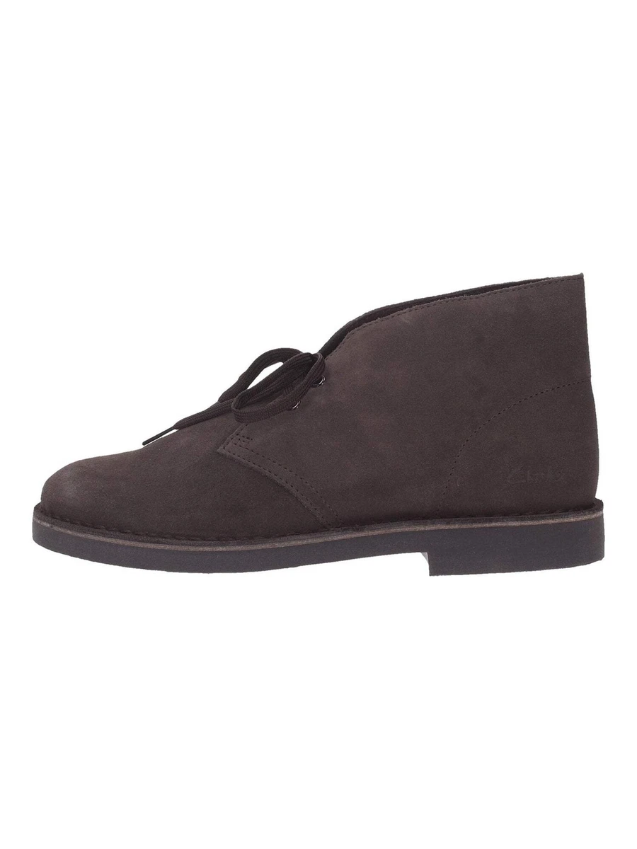 Clarks Stivali Wallabee Oxford Uomo - Pelle Morbida Marrone Chiaro, Suola In Gomma, Taglia 41.5 EU