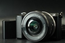 Sony Alpha a5000 Mirrorless Digital Camera with Lens Black -398 cuts- 11715