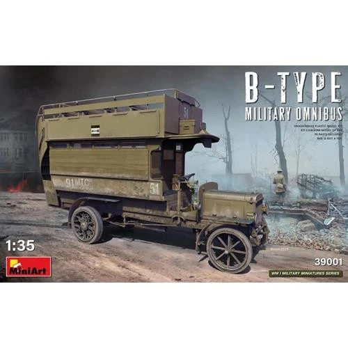 1:35 MINIART General Omnibus Truck B-Type 1919 Kit MA39001 - Immagine 2 di 2