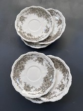 Lot Of 6 VTG Rare Seltmann Weiden Bavaria W Germany Porcelain Saucer Plates