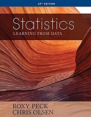 Statistics : Learning from Data Hardcover Chris, Peck, Roxy Olsen
