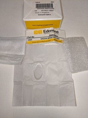*NEW Edmund Optics BREWSTER WONDOW,  15mm Minor Axis Uncoated, λ/10 Fused Silica