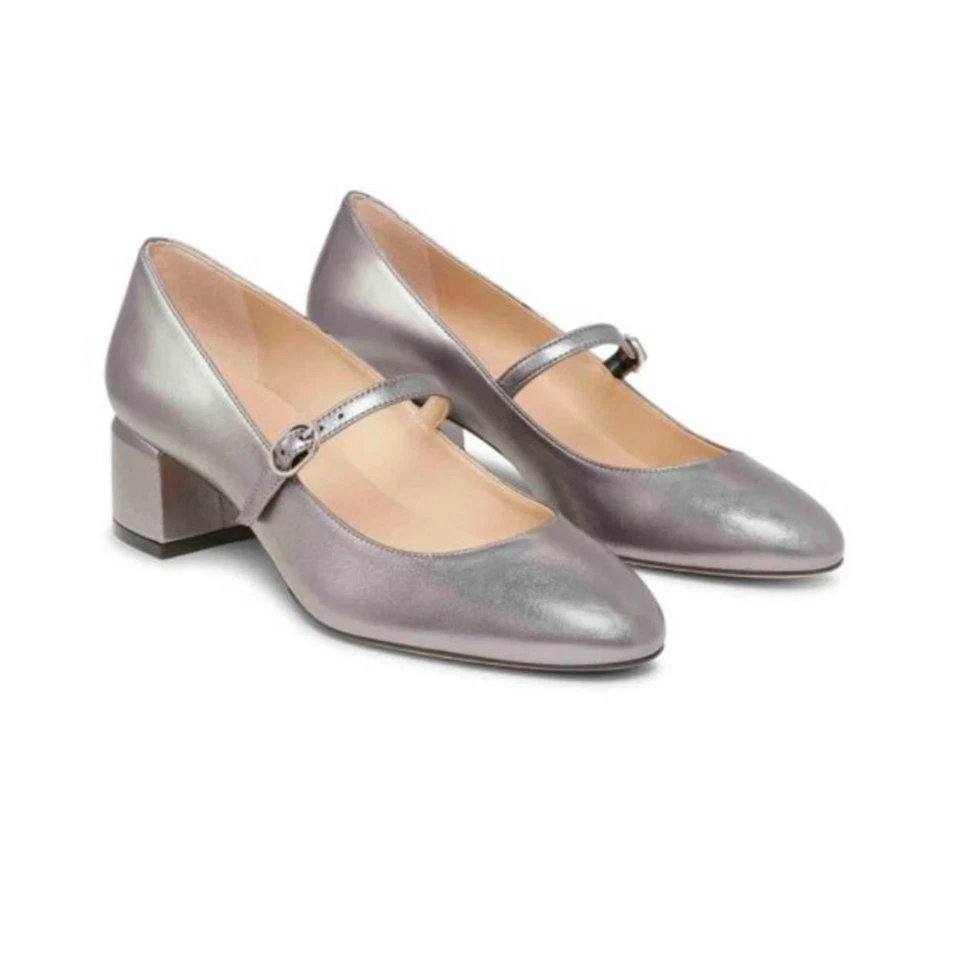 Туфли-лодочки Stuart Weitzman Gabby на блочном каблуке Mary Jane 10 - Изображение 2 из 4