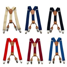 Fashion Suspenders Clip-on Kids Multi colors Pants Suspender Accessories