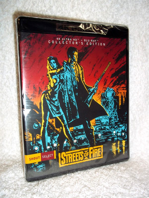 Streets Of Fire (4K/Blu-ray, 2023, 3 Disc) Diane Lane Michael Pare action sci-fi