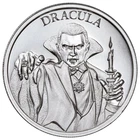 2 Troy oz Intaglio Mint Vintage Horror Series Dracula .999 Fine Silver Round BU