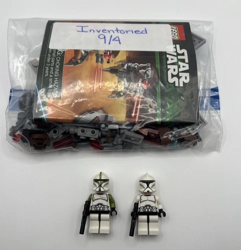 LEGO Star Wars Set 75000 Clone Troopers vs. Droidekas 100% Complete.