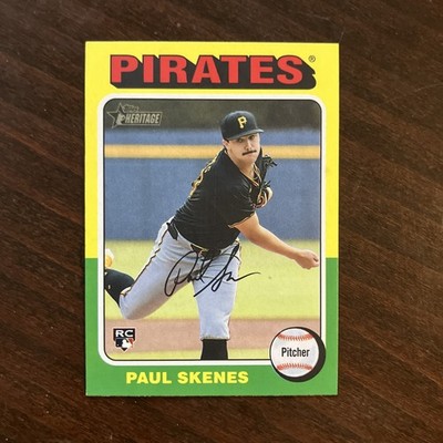 2024 Topps Heritage High Number Rookie Paul Skenes RC Pittsburgh Pirates
