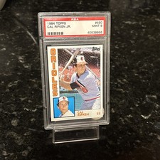 1984 Cal Ripken Jr. Psa 9 Mint Topps
