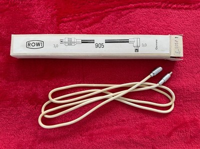 Rowi 905 Synchron-Verlängerungskabel 1 m in OVP, vintage, extension cable,