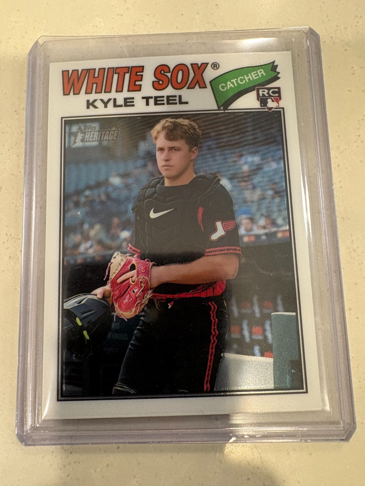 2026 Topps Heritage Chrome Kyle Teel Chicago White Sox RC Rookie Card #182
