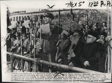 1952 Press Photo Egyptian Premier General Mohammed Neguid speaking in Cairo