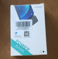 2-Pack Power Bank Portable Charger 5200mAh 5V Lithium USB USB-C