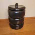 Rae Dunn Coffee Tea Sugar Stackable Canister Set 3 Section +Lid W/ Seal Gasket — photo 2