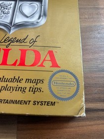 the legend of zelda nes rare cib 1st print &ldquo;R&rdquo; &ldquo;TM&rdquo;