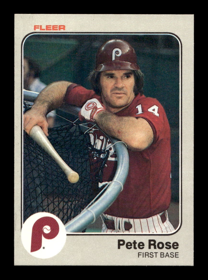 1983 Fleer #171 Pete Rose Phillies NEAR MINT *s4